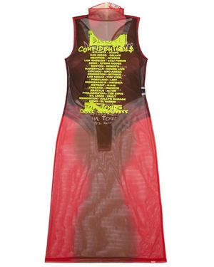 DIESEL Midi Dresses - Rojo