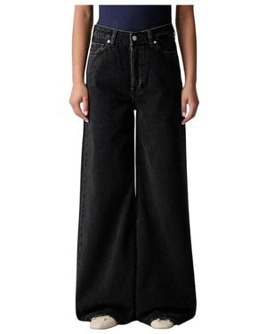 Scotch & Soda Wide Jeans - Negro