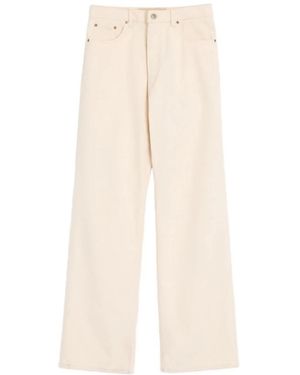 Valentino Wide Trousers - Natural