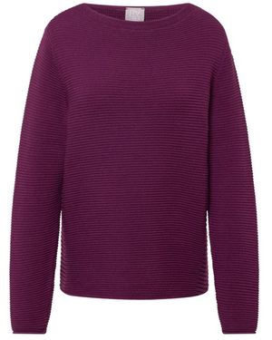 Rabe Truien & Vesten ,Paars ,Katoen Ronde Hals Knitwear