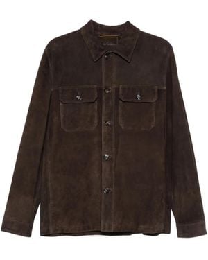 Moorer Leather Jackets - Brown