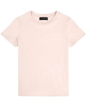 Hogan Tops ,Roze ,Katoen Boxy T-Shirt