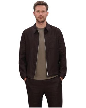 DRYKORN Jassen ,Bruin ,Katoen Overshirts Jerson 126115 - Zwart