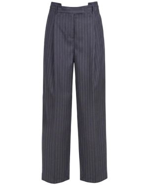Semicouture Wide Trousers - Blue