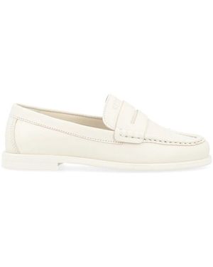 COPENHAGEN Leder Loafer - Weiß