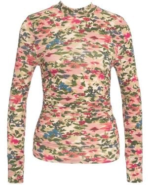 FARM Rio Long Sleeve Tops - Pink