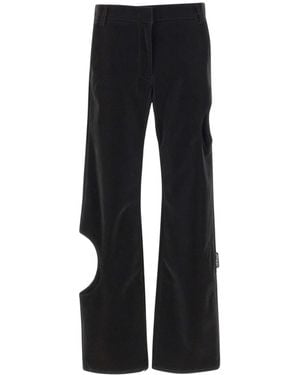 Off-White c/o Virgil Abloh Straight Trousers - Black