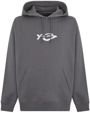 Y-3 Hoodies & Sweatvesten ,Grijs ,Sweatshirts & Hoodies