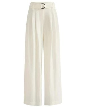 Brunello Cucinelli Wijde Broek - Wit