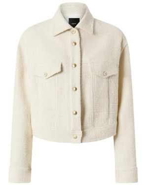 Pinko Tweed Jackets - Natural