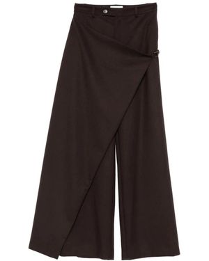 THE NINA STUDIO Wide Pants - Brown