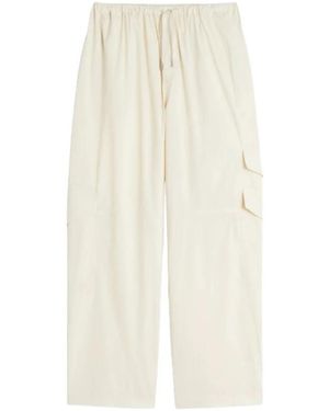 Maison Kitsuné Wide Trousers - Natural