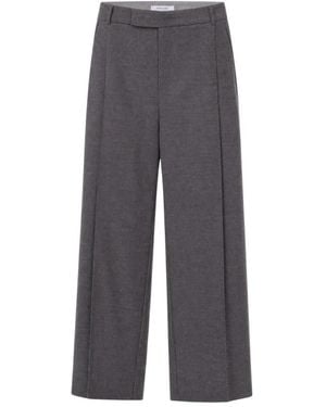 Patrizia Pepe Wide Trousers - Gris