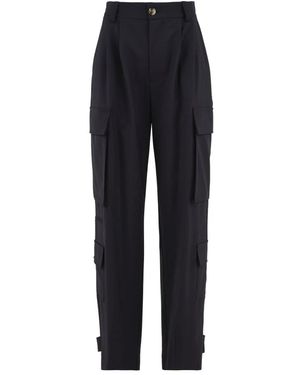 SOLOTRE Tapered Trousers - Blue