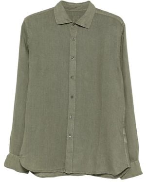 120% Lino Casual Shirts - Green