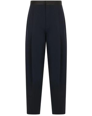 Bottega Veneta Wide Trousers - Blue
