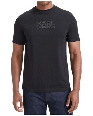 KARL LAGERFELD T-Shirts - Azul