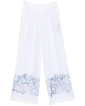 Ermanno Scervino Wide Trousers - White