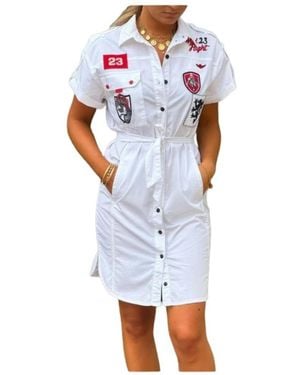 Aeronautica Militare Shirt Dresses - Blue