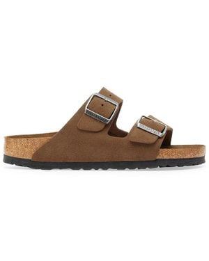 Birkenstock Sliders - Marrón