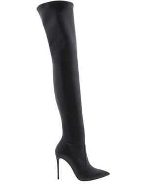 Casadei Over-Knee Boots - Black