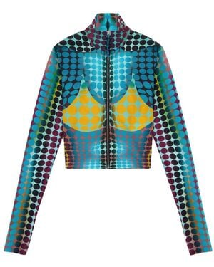 Jean Paul Gaultier Long Sleeve Tops - Blue