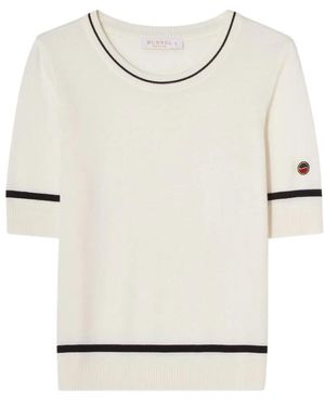 BUSNEL Truien & Vesten ,Katoen Karla Contrast Top - Wit