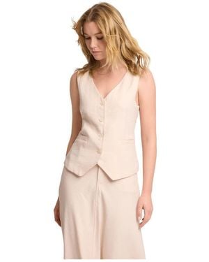 Kocca Gilet Con Scollo A V - Naturel