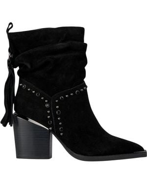 Alma En Pena. Cowboy & Biker Boots - Black