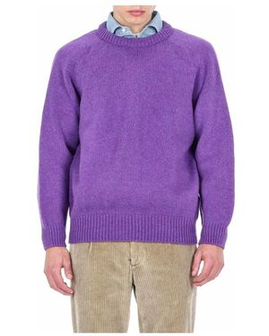 Howlin' Round-Neck Knitwear - Purple