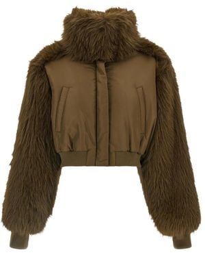 Fabiana Filippi Faux Fur & Shearling Jackets - Green