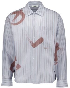 OLAF HUSSEIN Casual Shirts - Blue