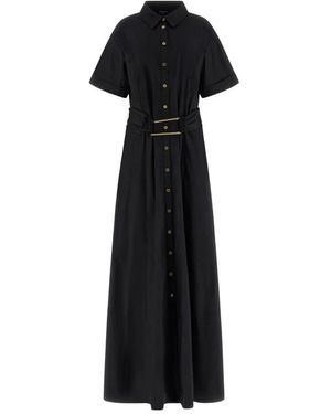Marciano Ulla Ss Chemisier Jurk - Zwart