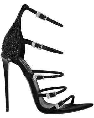 Philipp Plein Multi-Strap High Heels Sandalen 12 - Schwarz