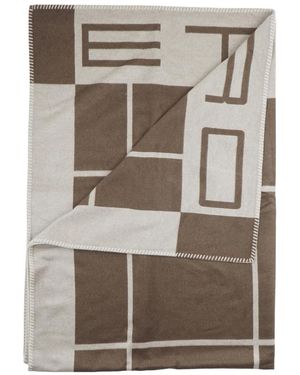 Etro Accessoires ,Veelkleurig ,Wol Geprinte Wollen Sjaal - Grijs