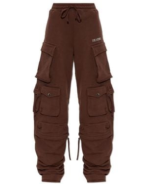 The Attico Wide Pants - Brown