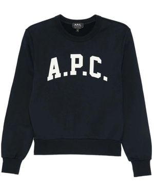 A.P.C. Sweatshirts - Blue