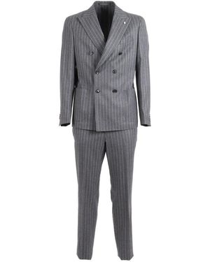 L.B.M. 1911 Double Breasted Suits - Gris