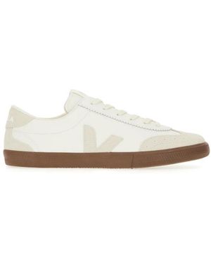 Veja Volley Leather - Weiß