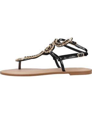 Exe' Flat Sandalen - Metallic