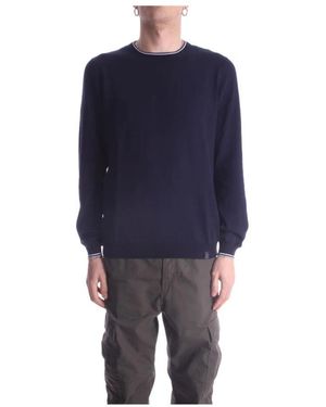 Fay Round-Neck Knitwear - Bleu