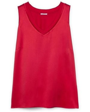 FIORELLA RUBINO Sleeveless Tops - Rosso