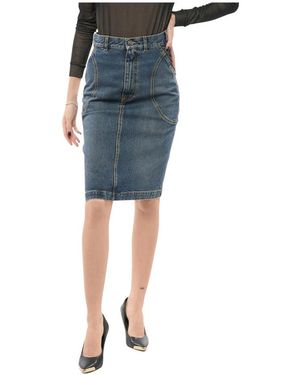 Alaïa Denim Skirts - Blue