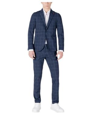 MULISH Single Breasted Suits - Blue