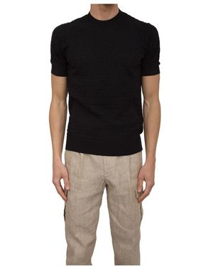 Paolo Pecora Round-Neck Knitwear - Black
