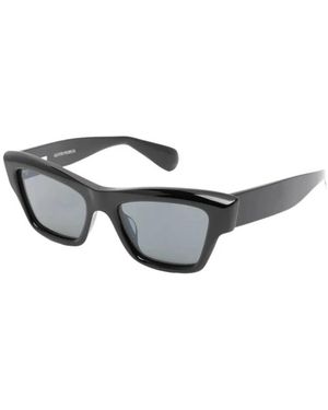 Jil Sander Accessoires ,Zwart ,Cat-Eye Zonnebril - Metallic