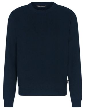 EA7 Gebreide Pullover - Blauw