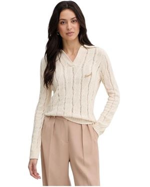 Twinset V-Neck Knitwear - Neutre
