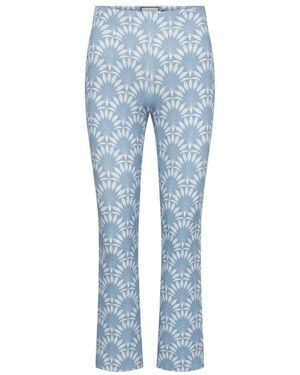 Seductive Cindy Cropped Hosen - Blau