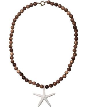 BONNIE STUDIOS Tiger Seastar Necklace - Braun
